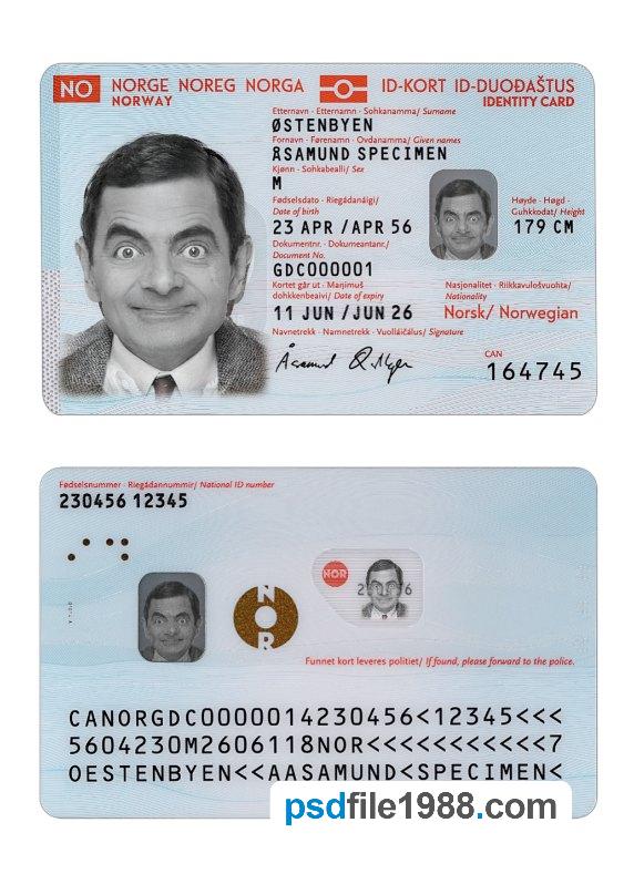 Norway ID Card 2021-Present